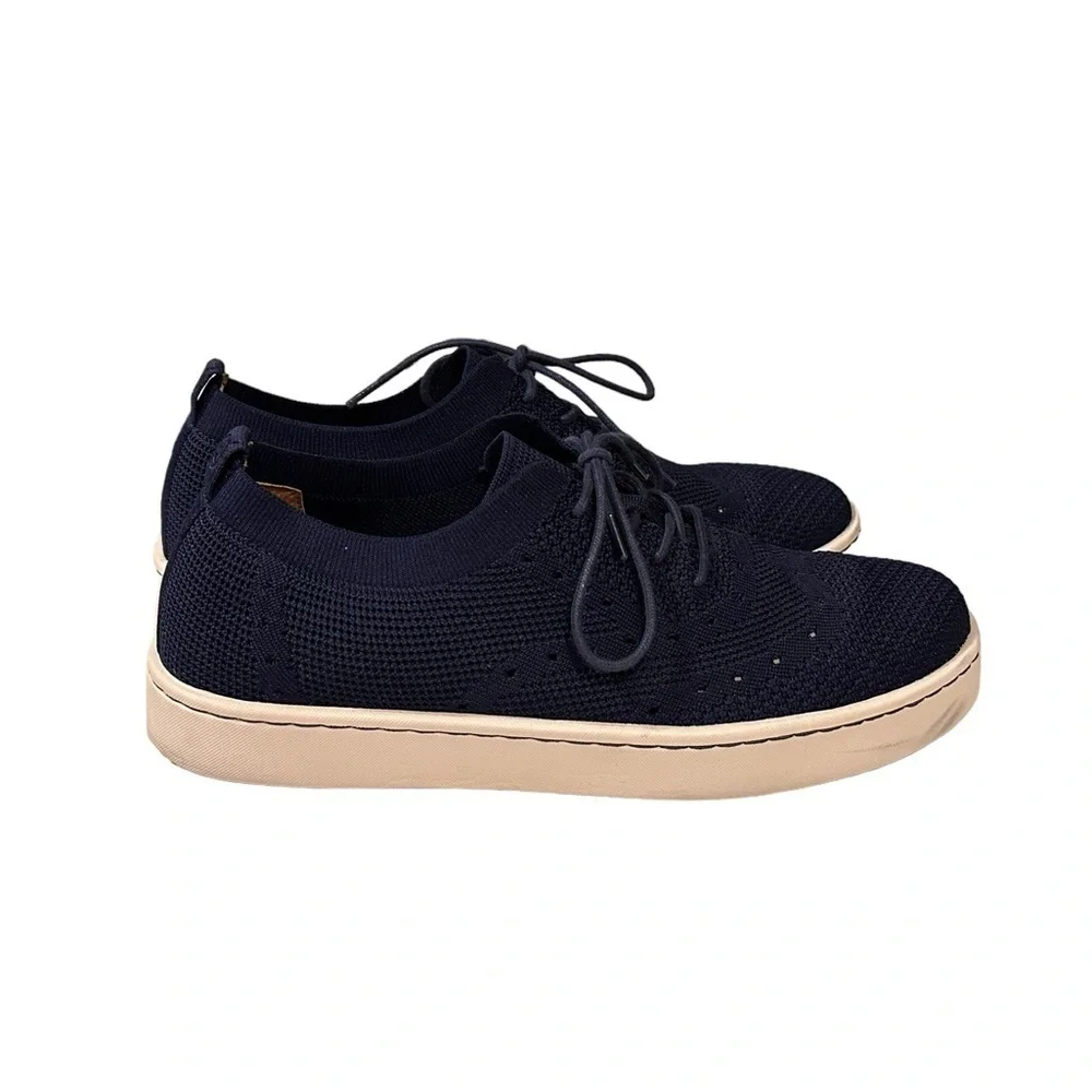 Born Men’s Bearse Brogue Wingtip with Sporty Navy Knit Lace Up Shoe Sz 9.5M‌ - Picture 5 of 12